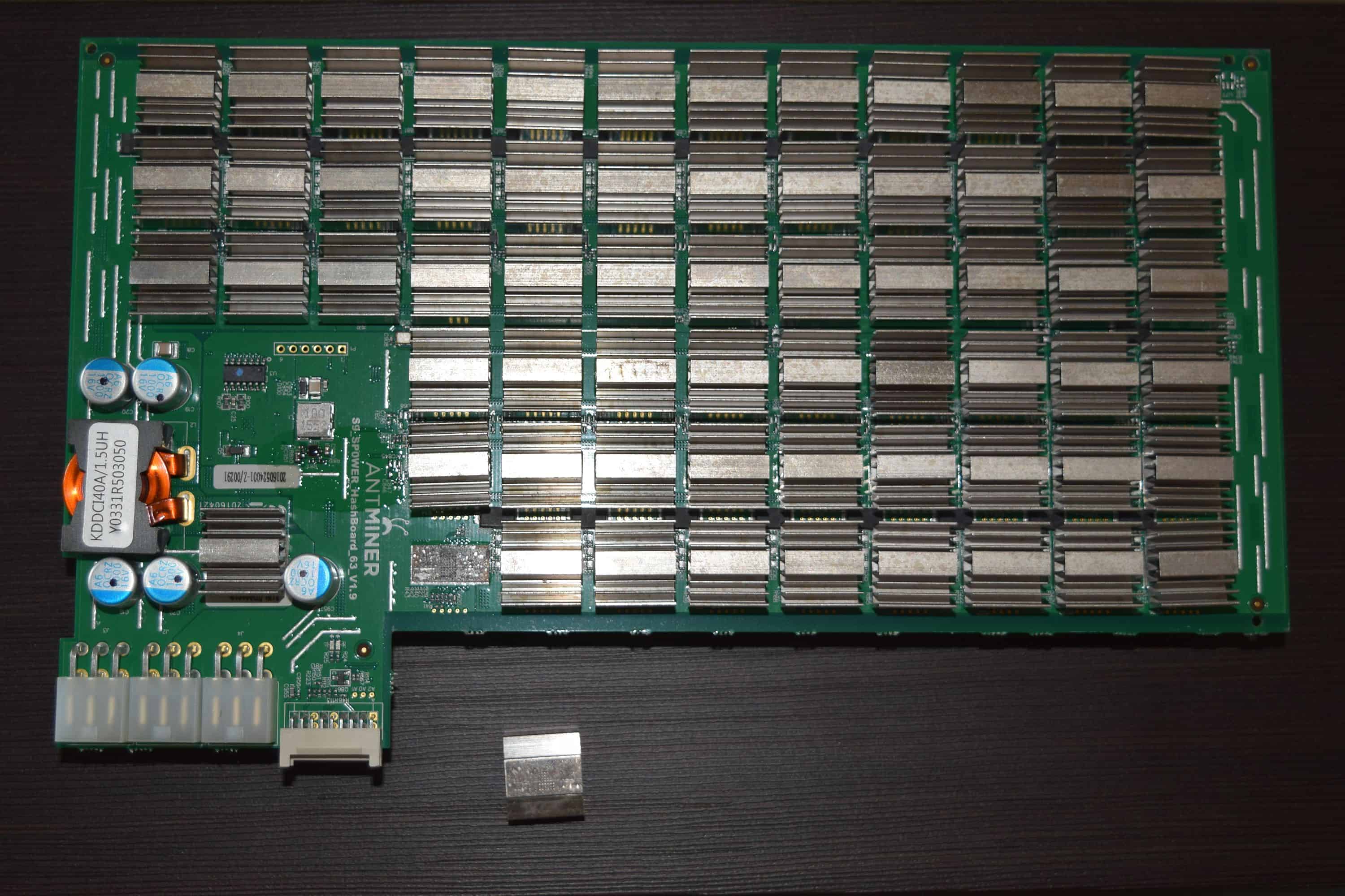 putting multiple ascii boards together for crypto mining