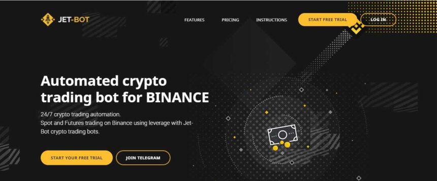 JetBot Crypto Trading Bot Platform Review: Automated Crypto Trading Bot For BINANCE