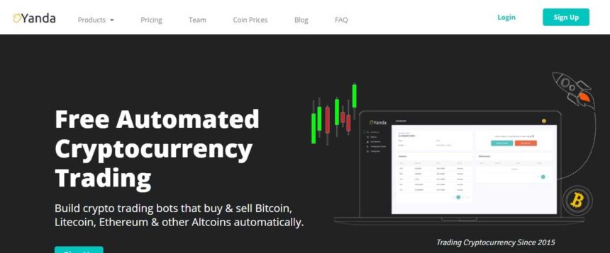 Yanda Crypto Trading Bot Platform Review: Buy & Sell Cryptocurrencies