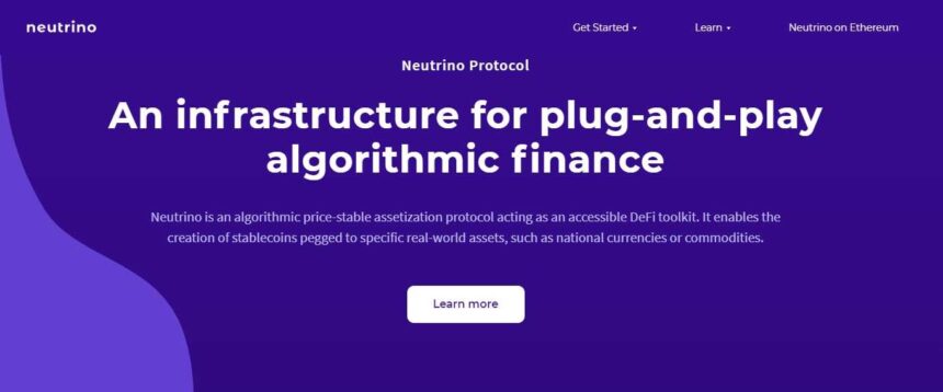 Neutrino Defi Coins Review - Price-Atable Assetization Protocol