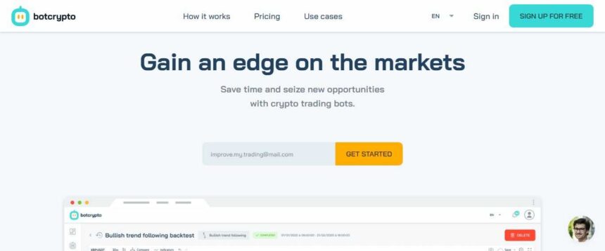 Botcrypto Trading Bot Platform Review- Allowing Everyone to Become a Better Trader.