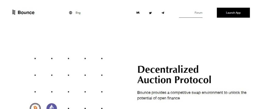 Bounce Token Defi Coin Review - Decentralized Auction Protocol