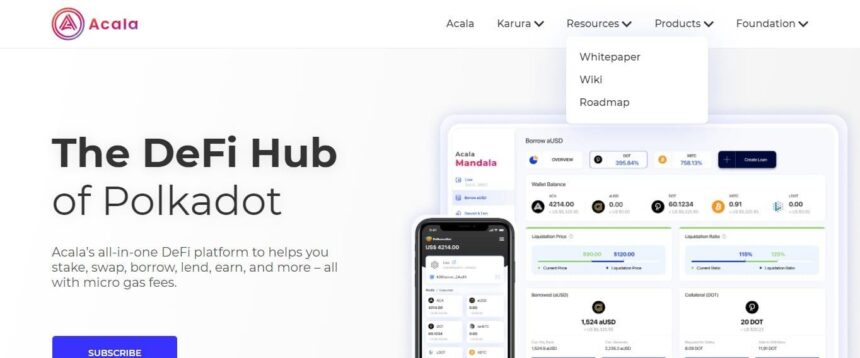 Acala.network Defi Coin Review: The DeFi Hub of Polkadot