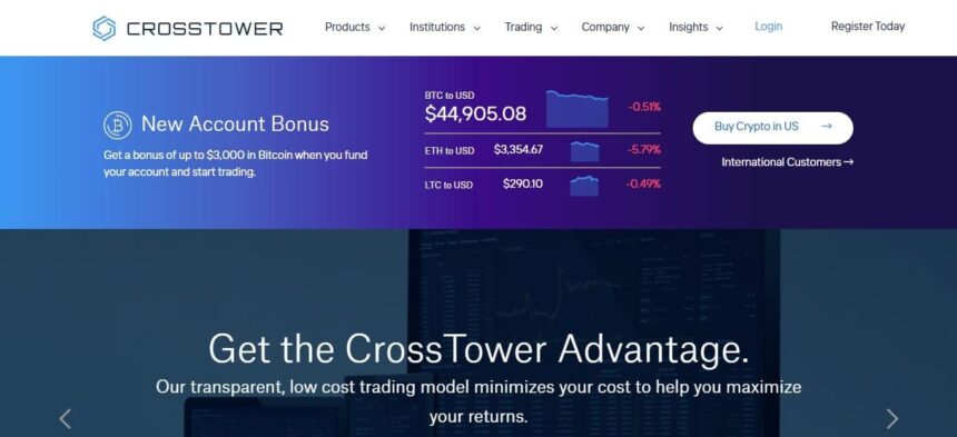 Crosstower Exchange Review: Transparent, Low Cost Trading