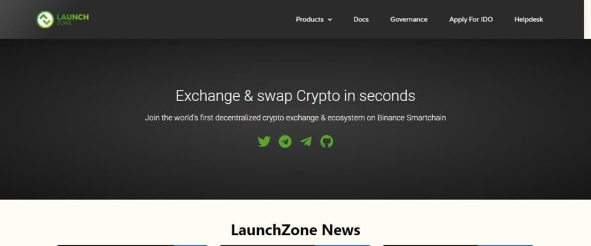LaunchZone.org Defi Coin Review: Join the World's First Decentralized Exchange