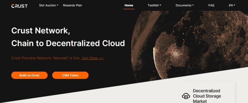 Crust Network Defi Coin Review: Chain to Decentralized Cloud