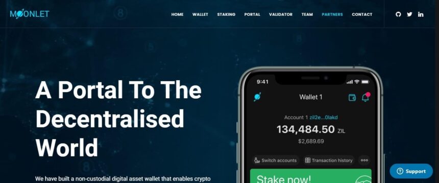Moonlet Wallet Review: A Portal To The Decentralised World