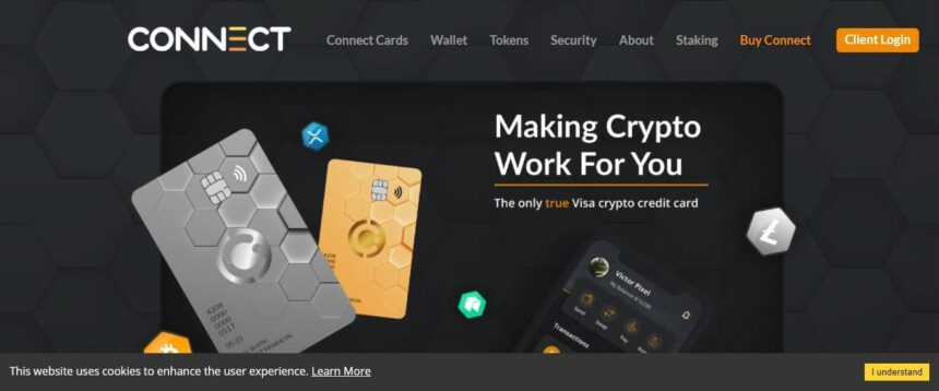 Connect Financial Airdrop Review: The World's first Visa Crypto credit Card