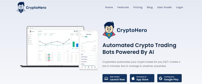 Cryptohero.ai Crypto Trading Bot Platform Review: Automated Crypto Trading Bots Powered By AI