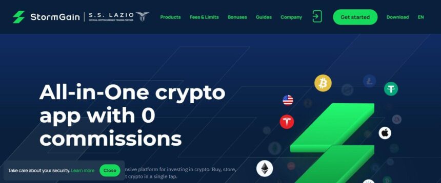 StormGain Airdrop Review: All-in-One Crypto App with 0 Commissions