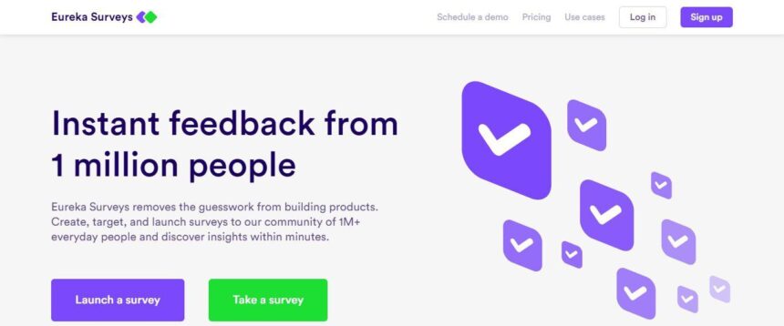 Eureka Surveys.com Review: Instant feedback from 1 million people