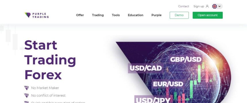 Purple Trading.com Forex Review: Quick and Fair Execution of Orders
