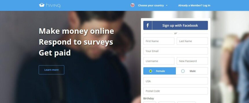 Hiving.com Surveys.com Review: Make money online Respond to surveys Get paid