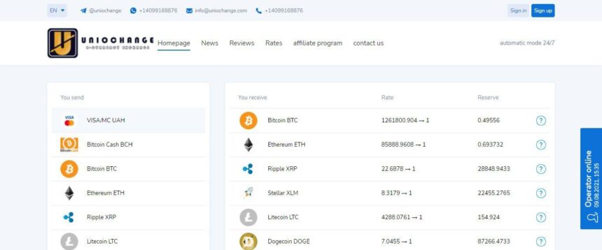 Uniochange.com Exchange Review: Is Safe Or Uniochange Legit Exchange