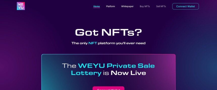 WEYU Airdrop Review: The WEYU Private Sale Lottery is Now Live
