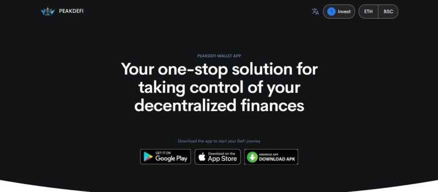 Peakdefi Wallet Review: Send, Receive & track your Tokens.