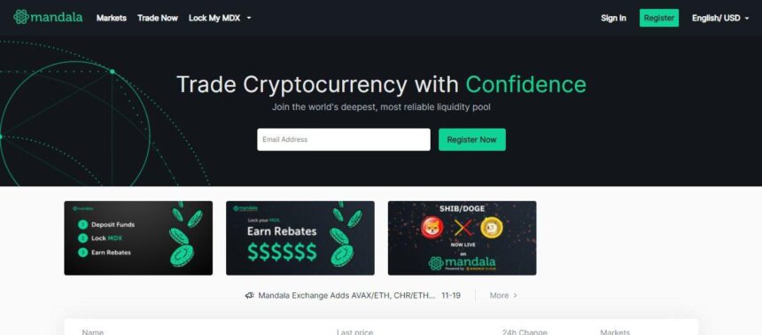 Mandala Cryptocurrency Exchange Review: It Is Safe Or Legit Exchange?
