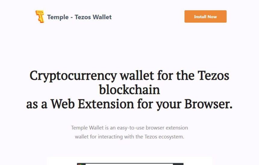 Temple Wallet Review: Temple Wallet is an Easy-to-Use
