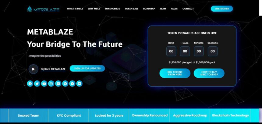 METABLAZE Airdrop Review : Also Earn More Entries for each Referral.