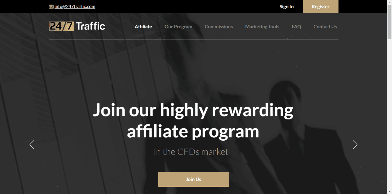 247Traffic Affiliate Program Review: Light & Dark Themes