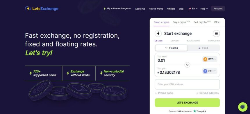 LetsExchange Cryptocurrency Review: It Is Safe Or Legit Exchange?