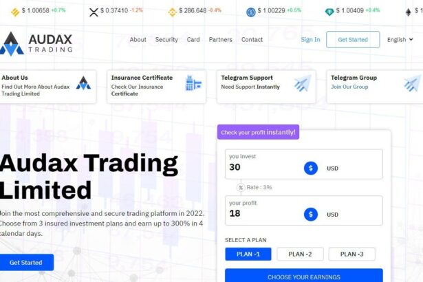 Audaxtrading.net Investment Review : Scam Or Paying? Read Our Full Review