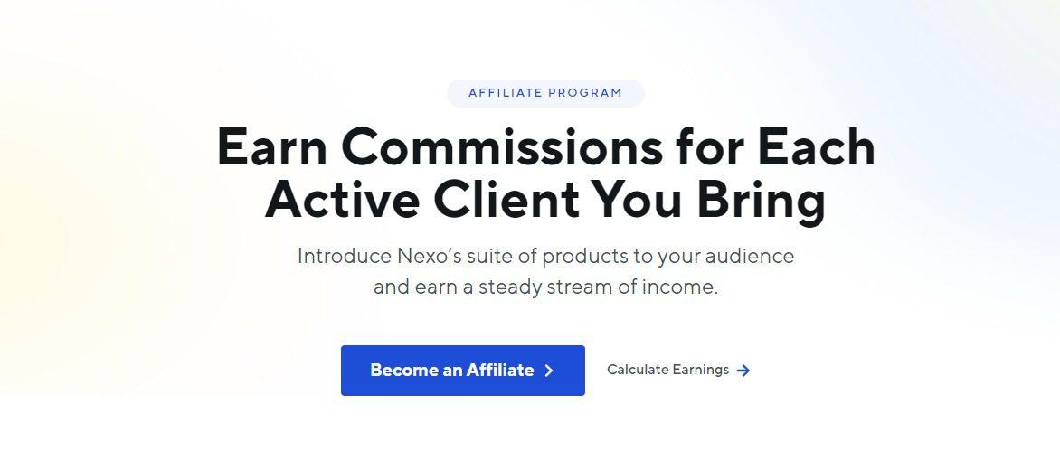 Nexo Affiliate Program