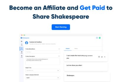 Shakespeare Affiliate Program