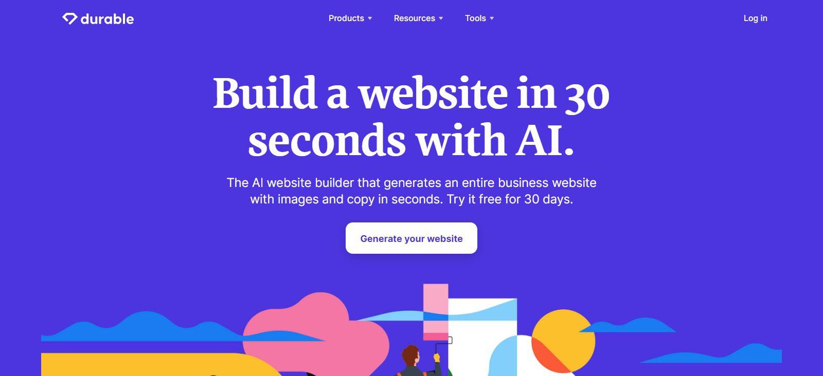 Durable AI Website Builder Review 2023 : Pro Or Cons How To Use Free Version