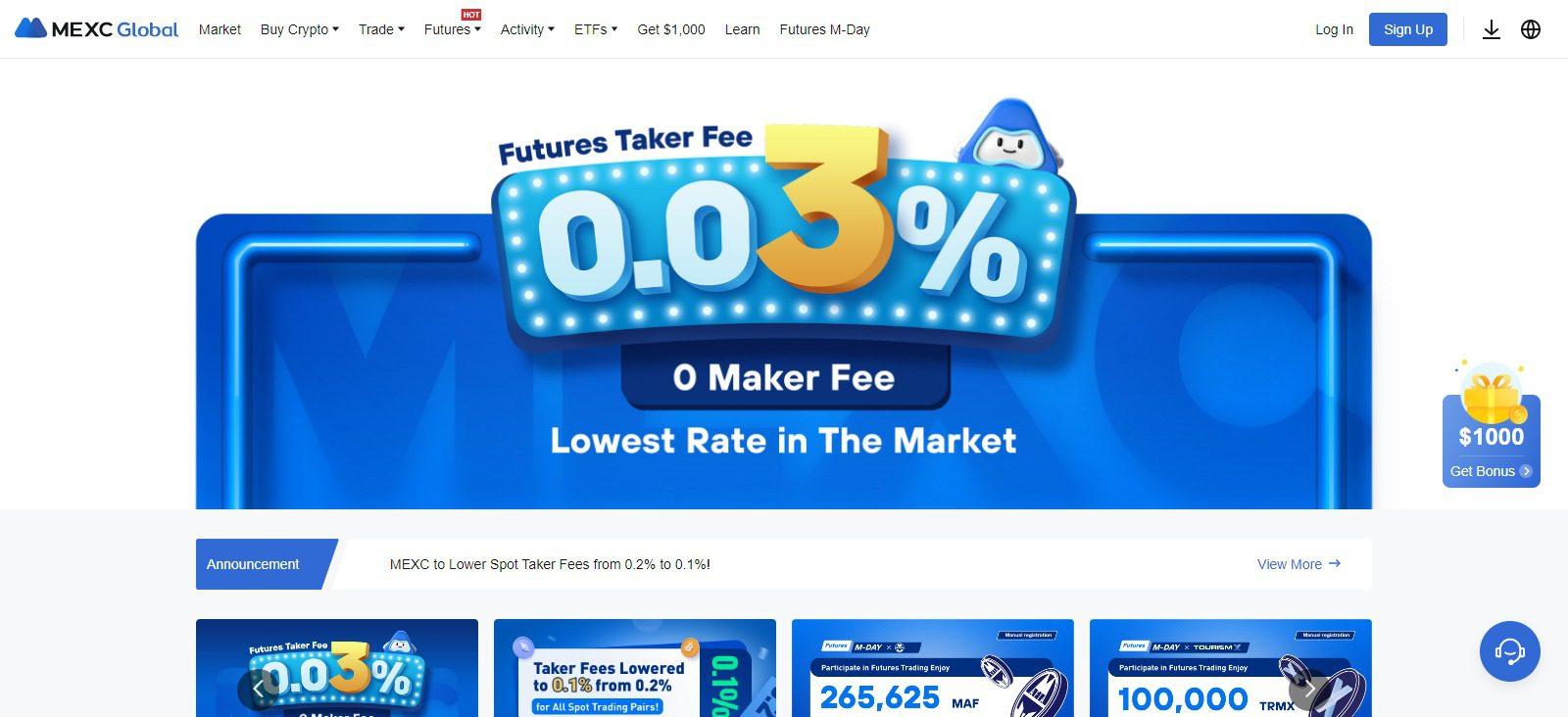 MEXC Cryptocurrency Exchange Review : Pros & Cons