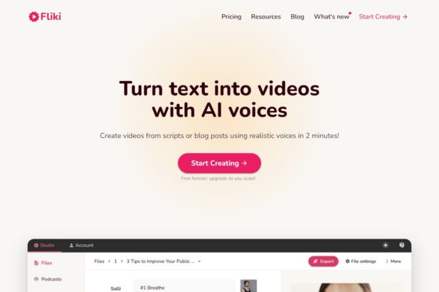 Fliki Video Tool Review 2023 : Pro Or Cons How To Use Free Version