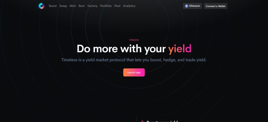 Timeless Airdrop Review: Do more With Your Yield