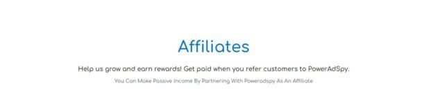 PowerAdSpy Affiliate Program