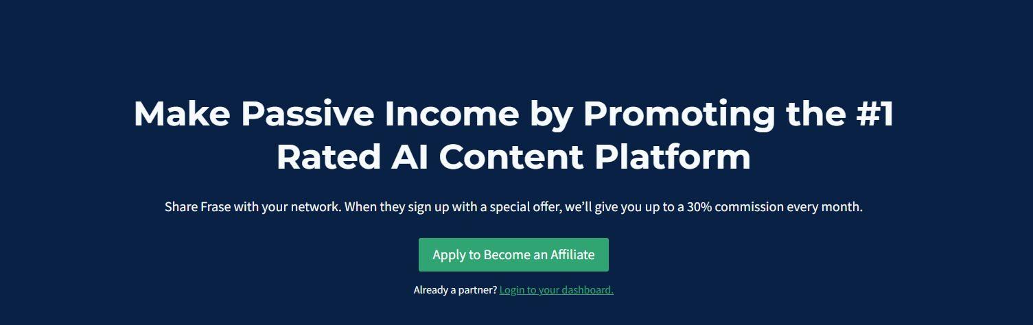 Frase Affiliate Program