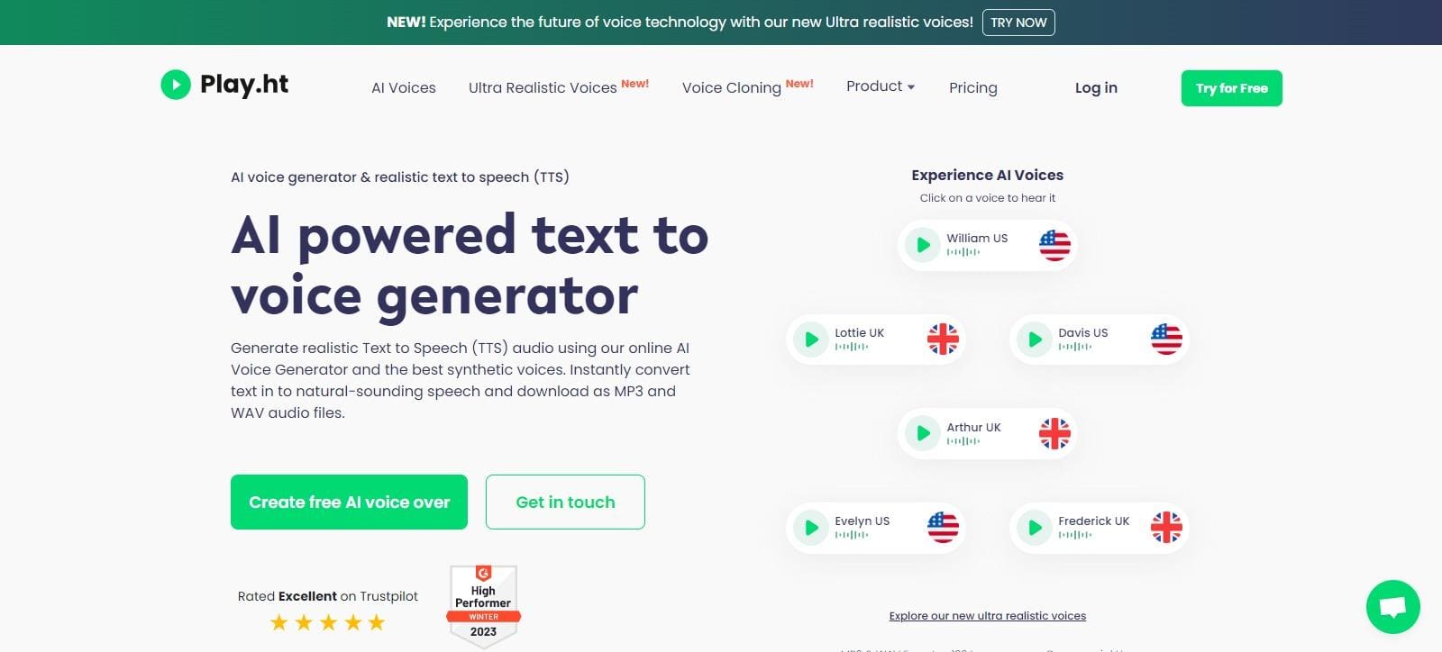 Play.ht Ai Voice Generator Tool Review 2023 : Pro Or Cons How To Use Free Version