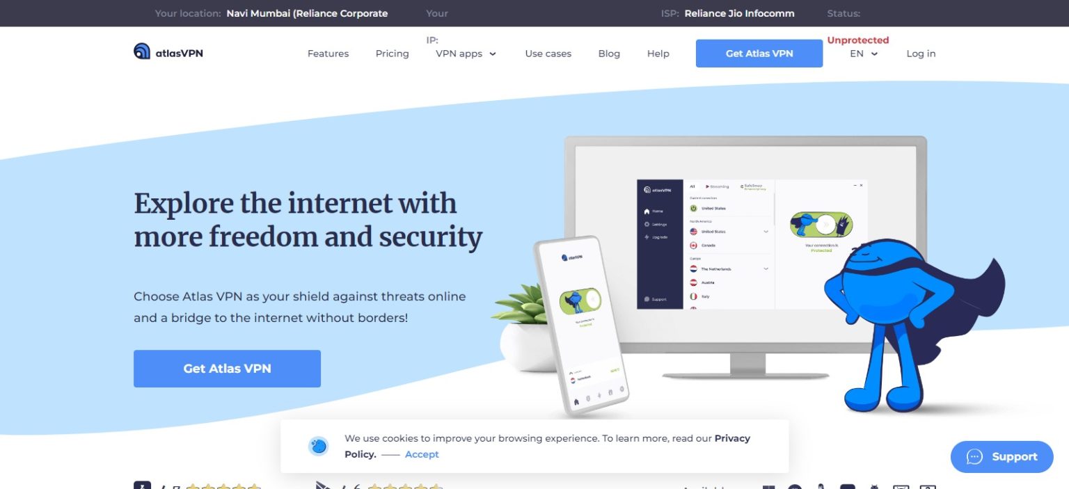 Atlas VPN Review : Is It Is Good Vpn Or Not ? Read Our Review