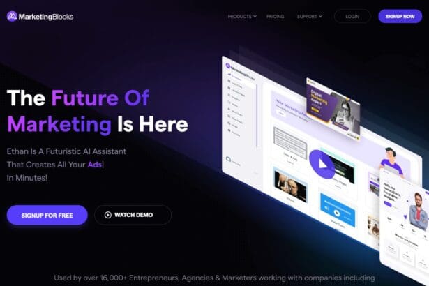 MarketingBlocks AI Marketing Assistant Review 2023 : Pro Or Cons How To Use Free Version