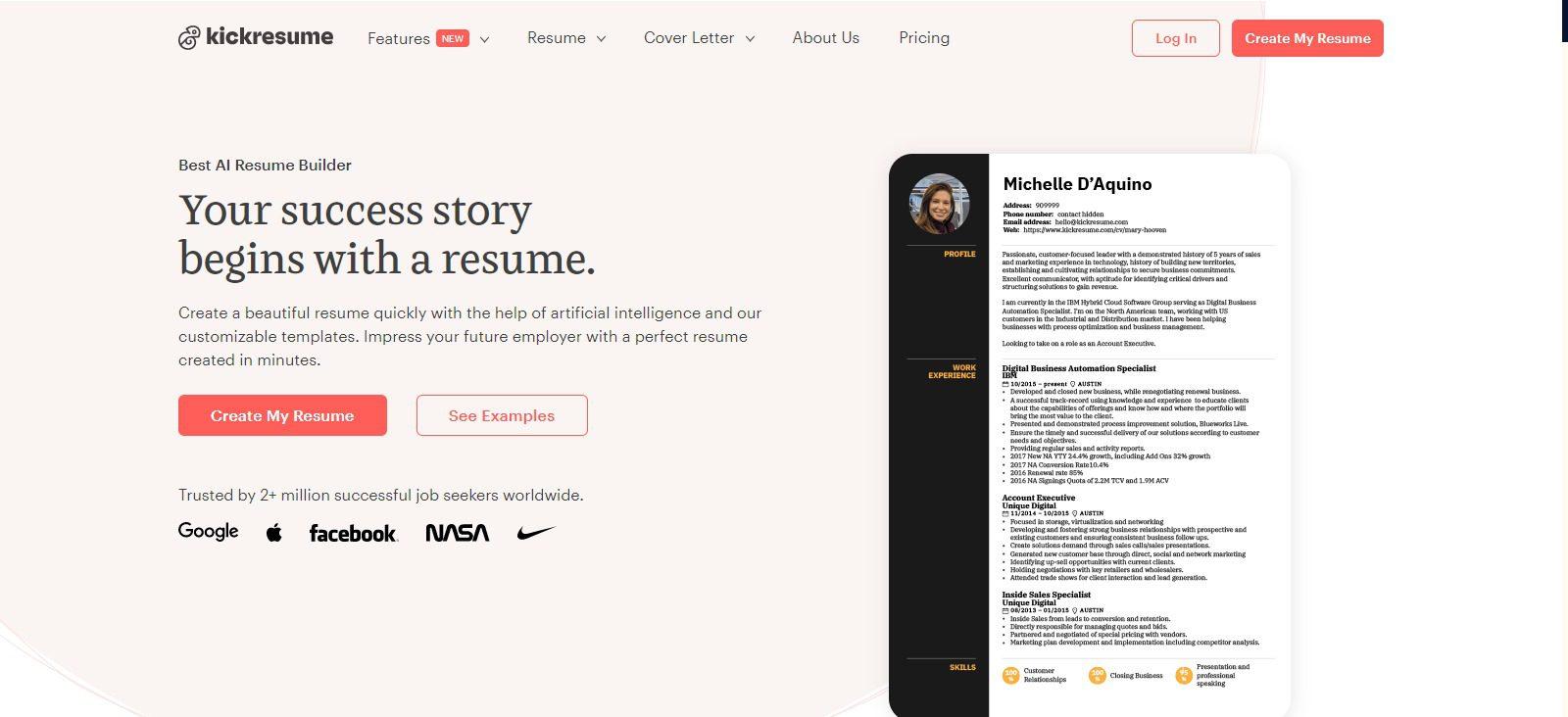 Kickresume Ai Human Resources Tool 2023 : Pro Or Cons How To Use Free Version