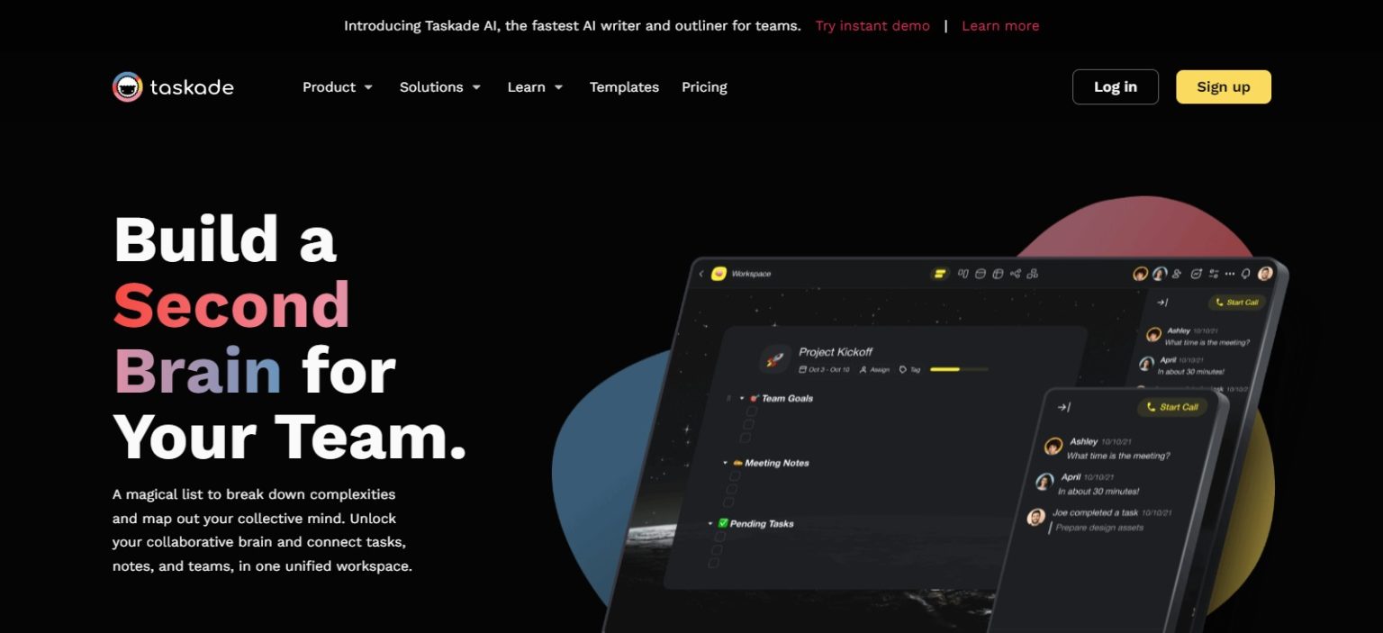 Taskade Ai Task Notes Tool Review 2023 : Pro Or Cons How To Use Free Version