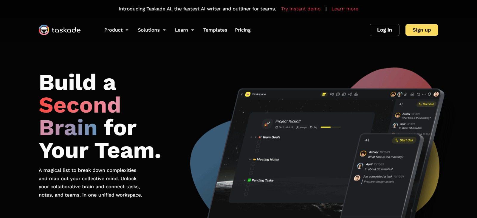 Taskade Ai Task Notes Tool Review 2023 : Pro Or Cons How To Use Free Version