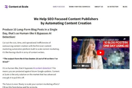 Content at Scale AI Tool Review 2023 : Pro Or Cons How To Use Free Version