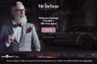 Mrfortune Casino Review : Welcome Package ₹75,000 + 180 Free Spins