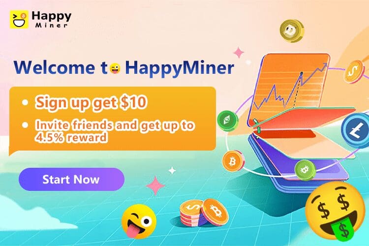 Earn Passive Income Cloud Mining With HappyMiner