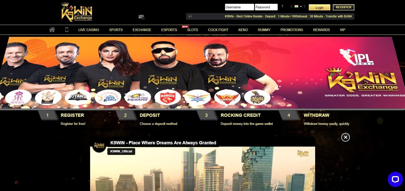 K9winind Casino Review: Games Can Play at K9win