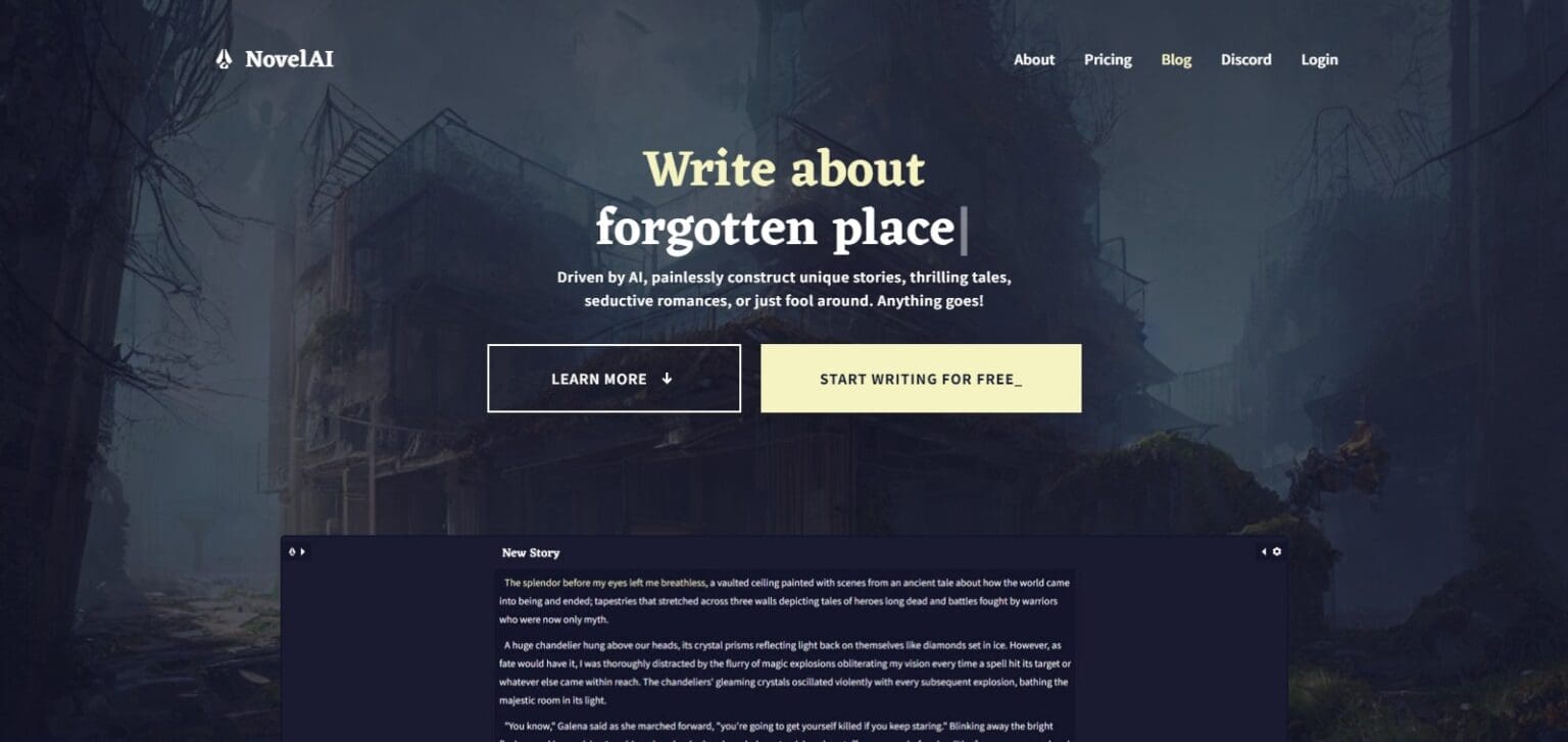Novelai Story Telling Review : How To Use & Free Guide