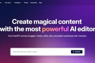Cohesive Ai Editor Review : How To Use & Free Guide
