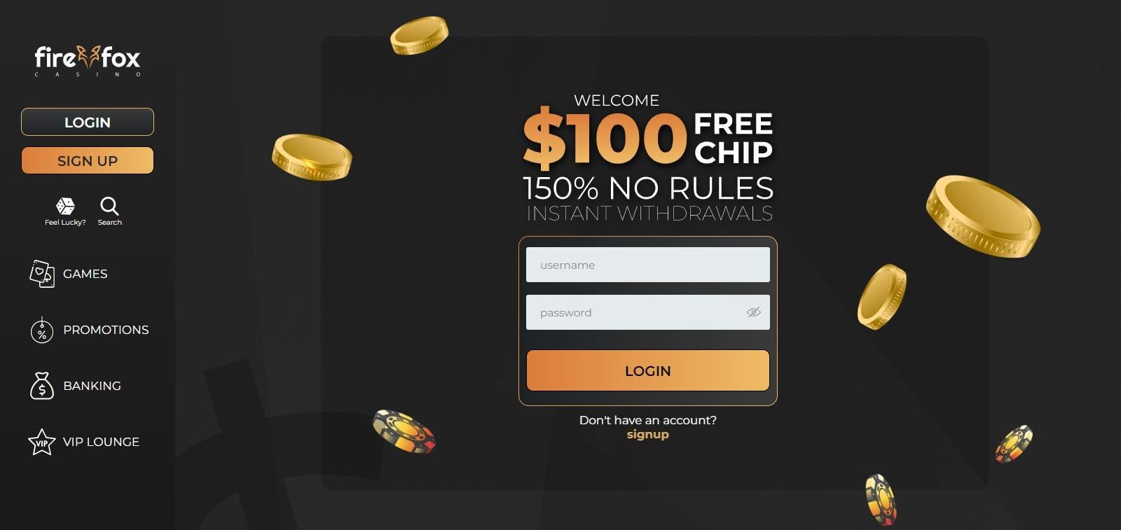 Firefox Casino Review: Welcome $100 Free Chip