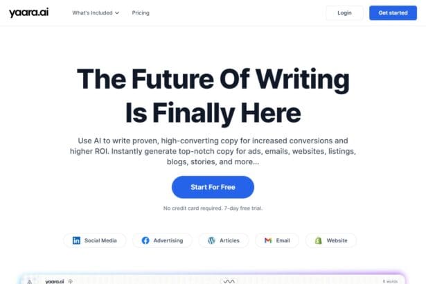Yaara AI Writing Tool Review : How To Use & Free Guide