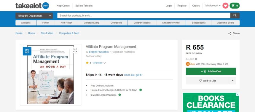 How To Make Money From Takealot Affiliate Program Read It