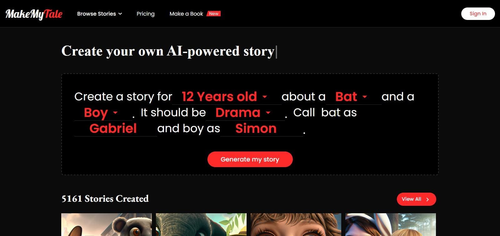 Makemytale AI Review : How To Use & Free Guide